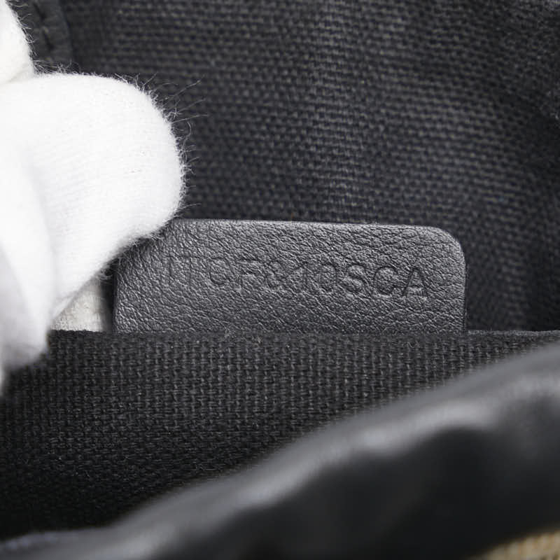 バーバリー ノバチェック 斜め掛け ショルダーバッグ ブラック マルチカラー レザー キャンバス レディース BURBERRY 【中古】