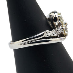 Pt900 プラチナ ダイヤ1.17ct リング 指輪 レディース 12.5号 【中古】