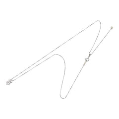 ノーブランド Pt900 プラチナ Pt850 プラチナ ダイヤ0.33ct ネックレス レディース no brand 【中古】