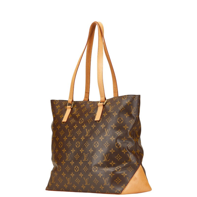 ルイ ヴィトン モノグラム カバ メゾ トートバッグ ショルダーバッグ M51151 ブラウン PVC レザー レディース LOUIS VUITTON 【中古】