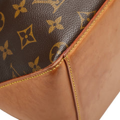 ルイ ヴィトン モノグラム カバ メゾ トートバッグ ショルダーバッグ M51151 ブラウン PVC レザー レディース LOUIS VUITTON 【中古】