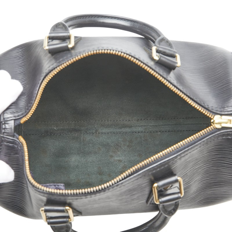 ルイ ヴィトン エピ スピーディ25 ハンドバッグ ミニボストンバッグ M43012 ノワール ブラック レザー レディース LOUIS VUITTON 【中古】