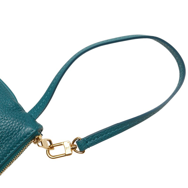 ルイ ヴィトン マヒナ セレネMM付属 ポーチ 小物入れ M93986 ラゴン ブルー レザー レディース LOUIS VUITTON 【中古】