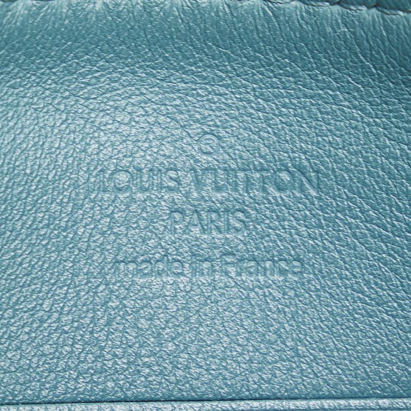 ルイ ヴィトン マヒナ セレネMM付属 ポーチ 小物入れ M93986 ラゴン ブルー レザー レディース LOUIS VUITTON 【中古】