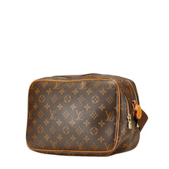 ルイ ヴィトン モノグラム リポーターPM ショルダーバッグ M45254 ブラウン PVC レザー レディース LOUIS VUITTON 【中古】