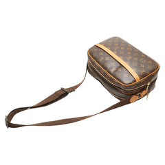 ルイ ヴィトン モノグラム リポーターPM ショルダーバッグ M45254 ブラウン PVC レザー レディース LOUIS VUITTON 【中古】