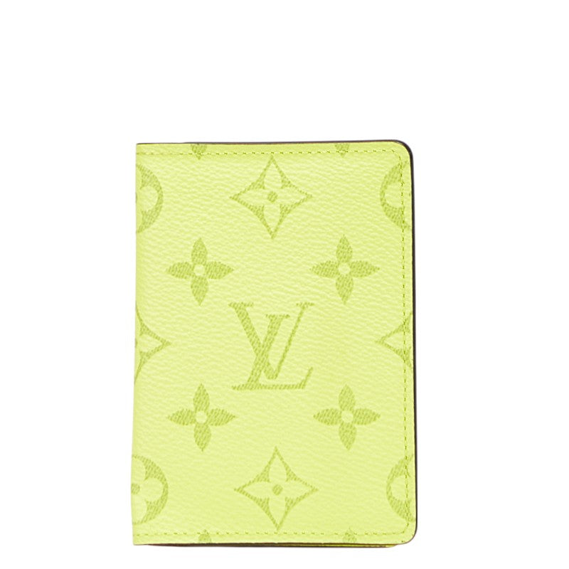 ルイ ヴィトン タイガラマ オーガナイザー ドゥ ポッシュ カードケース M30318 ジョーヌ イエロー PVC レザー レディース LOUIS VUITTON 【中古】