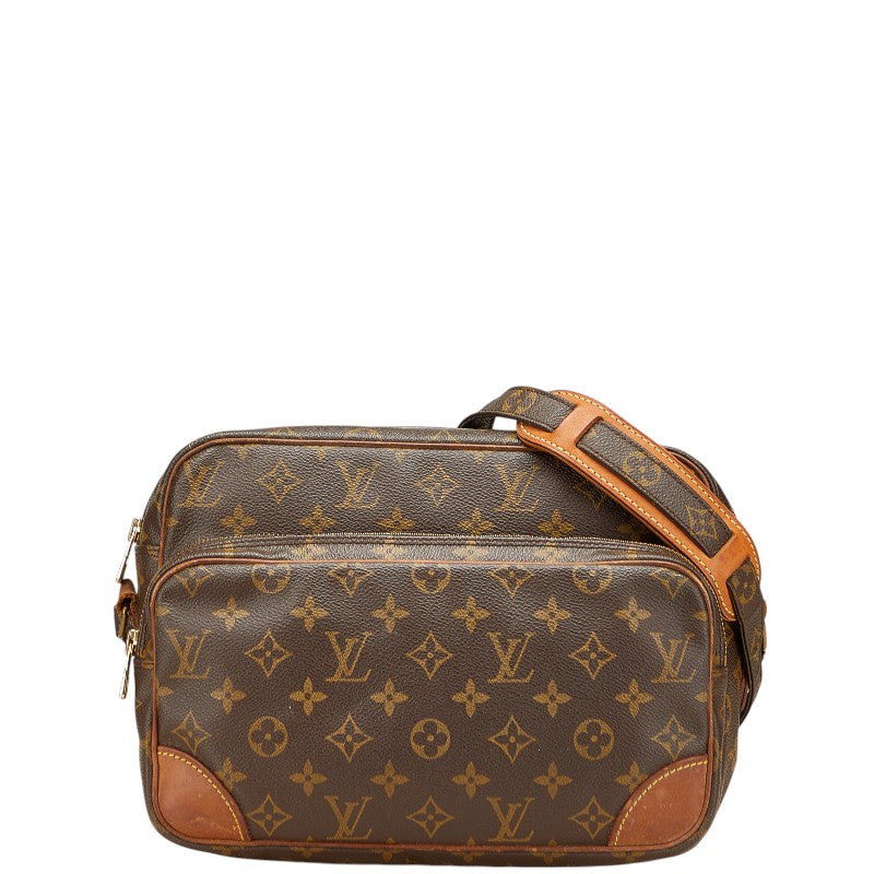 ルイ ヴィトン モノグラム ナイル ショルダーバッグ M45244 ブラウン PVC レザー レディース LOUIS VUITTON 【中古】