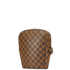 ルイ ヴィトン ダミエ イパネマPM 斜め掛け ショルダーバッグ N51294 ブラウン PVC レザー レディース LOUIS VUITTON 【中古】
