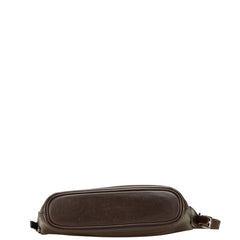 バーバリー ノバチェック ワンショルダーバッグ ブラウン レザー レディース BURBERRY 【中古】