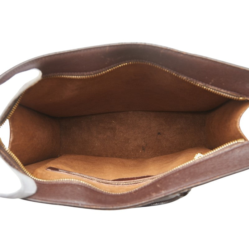 ルイ ヴィトン ダミエ ヴェニスPM トートバッグ ハンドバッグ N51145 エベヌ ブラウン PVC レザー レディース LOUIS VUITTON 【中古】