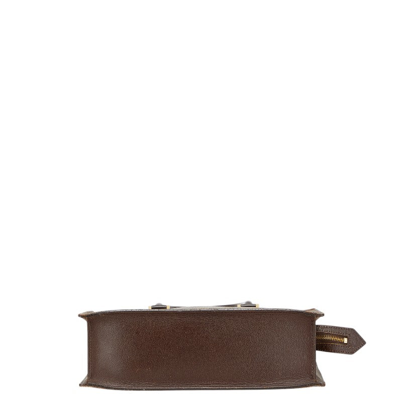 ルイ ヴィトン ダミエ ヴェニスPM トートバッグ ハンドバッグ N51145 エベヌ ブラウン PVC レザー レディース LOUIS VUITTON 【中古】