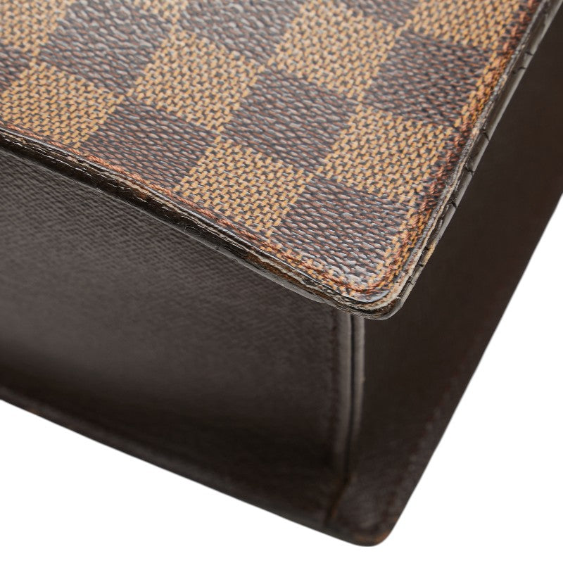ルイ ヴィトン ダミエ ヴェニスPM トートバッグ ハンドバッグ N51145 エベヌ ブラウン PVC レザー レディース LOUIS VUITTON 【中古】