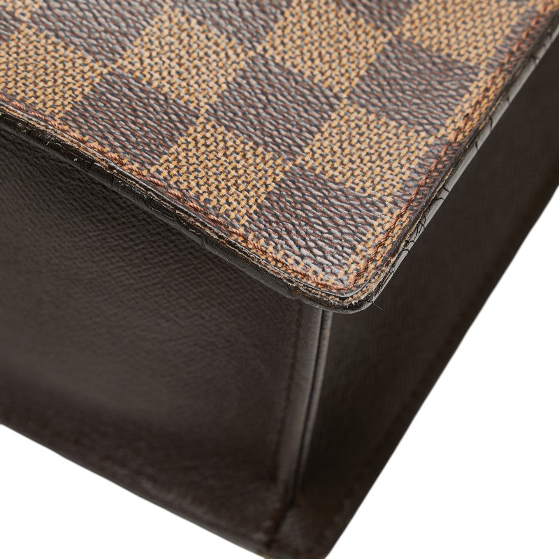 ルイ ヴィトン ダミエ ヴェニスPM トートバッグ ハンドバッグ N51145 エベヌ ブラウン PVC レザー レディース LOUIS VUITTON 【中古】