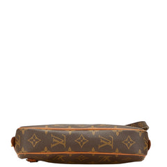 ルイ ヴィトン モノグラム ポシェット マルリーバンドリエール 斜めがけ ショルダー M51828 ブラウン PVC レザー レディース LOUIS VUITTON 【中古】