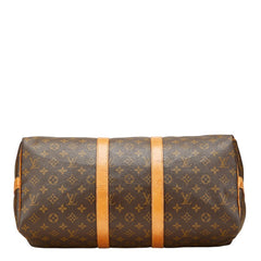 ルイ ヴィトン モノグラム キーポルバンドリエール45 ボストンバッグ ハンドバッグ ショルダーバッグ 2WAY M41418 ブラウン PVC レザー レディース LOUIS VUITTON 【中古】