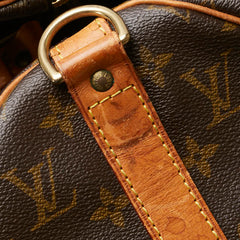 ルイ ヴィトン モノグラム キーポルバンドリエール45 ボストンバッグ ハンドバッグ ショルダーバッグ 2WAY M41418 ブラウン PVC レザー レディース LOUIS VUITTON 【中古】