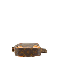 ルイ ヴィトン モノグラム ダヌーブ 斜め掛け ショルダーバッグ M45266 ブラウン PVC レザー レディース LOUIS VUITTON 【中古】