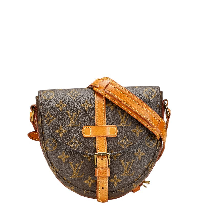 ルイ ヴィトン モノグラム シャンティPM 斜め掛け ショルダーバッグ M40646 ブラウン PVC レザー レディース LOUIS VUITTON 【中古】