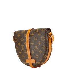ルイ ヴィトン モノグラム シャンティPM 斜め掛け ショルダーバッグ M40646 ブラウン PVC レザー レディース LOUIS VUITTON 【中古】