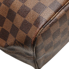 ルイ ヴィトン ダミエ ネヴァーフルPM トートバッグ ハンドバッグ N41359 ブラウン PVC レザー レディース LOUIS VUITTON 【中古】