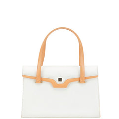 ジバンシー 4Gロゴ ハンドバッグ ホワイト オレンジ レザー レディース Givenchy 【中古】