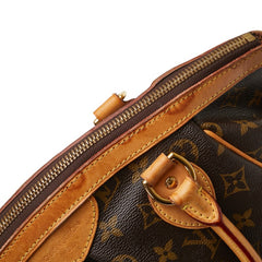 ルイ ヴィトン モノグラム ティヴォリPM ハンドバッグ M40143 ブラウン PVC レザー レディース LOUIS VUITTON 【中古】