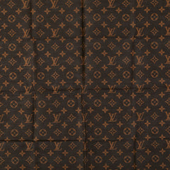 ルイ ヴィトン × NBA モノグラム レターズ マスク バンダナスカーフ 巾着 3点セット MP3031 ブラウン マルチカラー コットン シルク レディース LOUIS VUITTON 【中古】