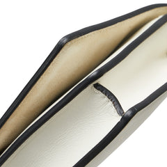 ディオール CDロゴ 星 スター モチーフ チェーンウォレット ショルダーバッグ ホワイト ゴールド レザー レディース Dior 【中古】