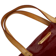 ルイ ヴィトン モノグラム ヴェルニ ベルヴューPM ハンドバッグ M93583 ポムダムール レッド パテントレザー レディース LOUIS VUITTON 【中古】