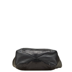 グッチ トートバッグ ショルダーバッグ 257051 ブラック レザー パイソン レディース GUCCI 【中古】