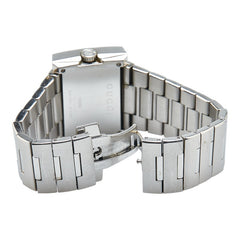 グッチ 腕時計 100M クオーツ ブラック文字盤 ステンレススチール メンズ GUCCI 【中古】