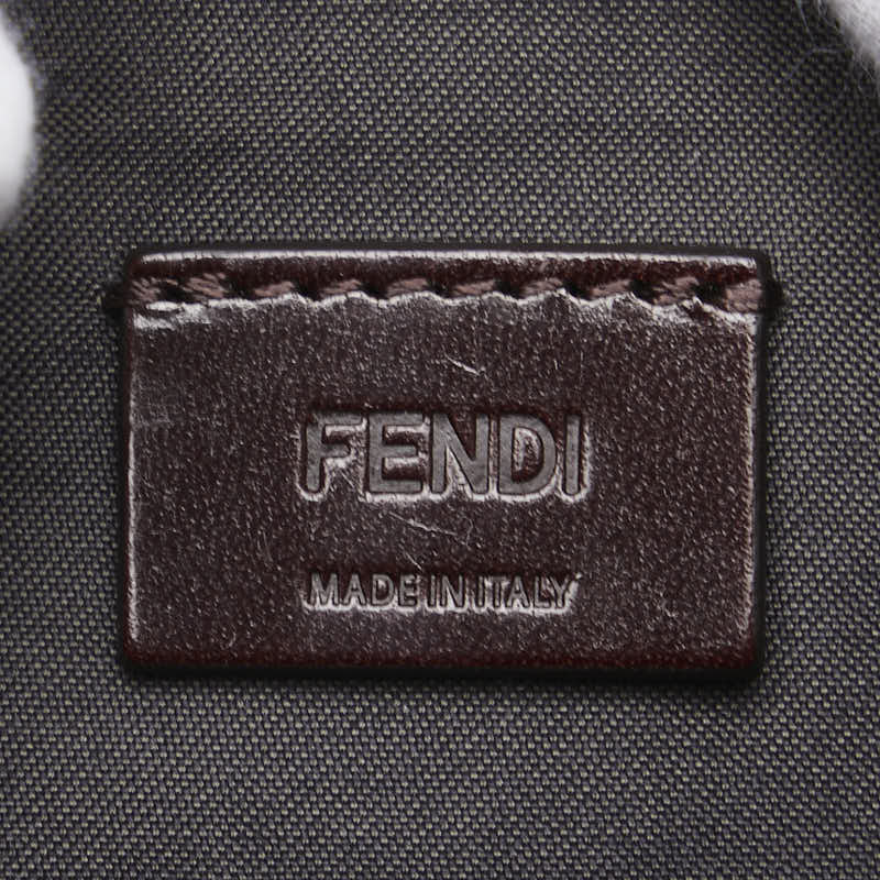 フェンディ トリプレット ポーチ 8BS001 レッド ブルー マルチカラー レザー パイソン レディース FENDI 【中古】
