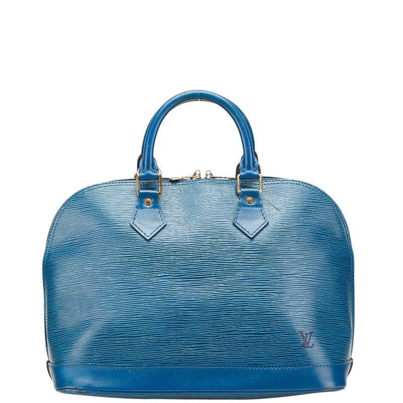 ルイ ヴィトン エピ アルマ ハンドバッグ M52145 トレドブルー レザー レディース LOUIS VUITTON 【中古】