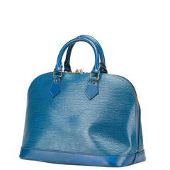 ルイ ヴィトン エピ アルマ ハンドバッグ M52145 トレドブルー レザー レディース LOUIS VUITTON 【中古】