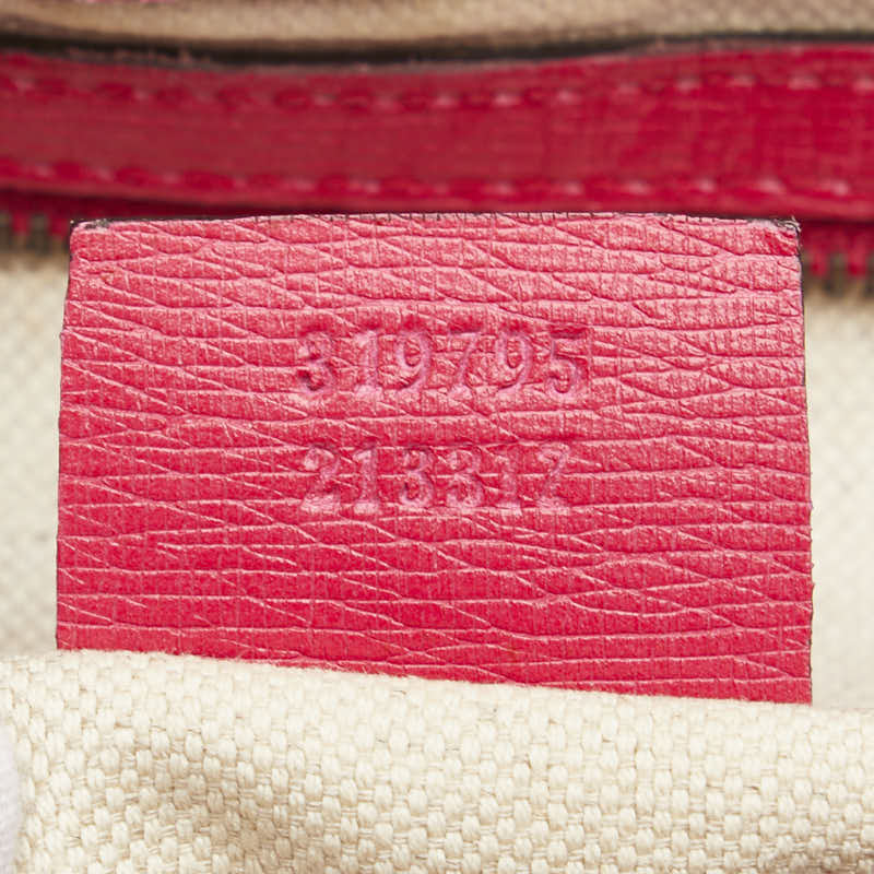 グッチ ホースビット トートバッグ ショルダーバッグ 2WAY 319795 ピンク レザー レディース GUCCI 【中古】