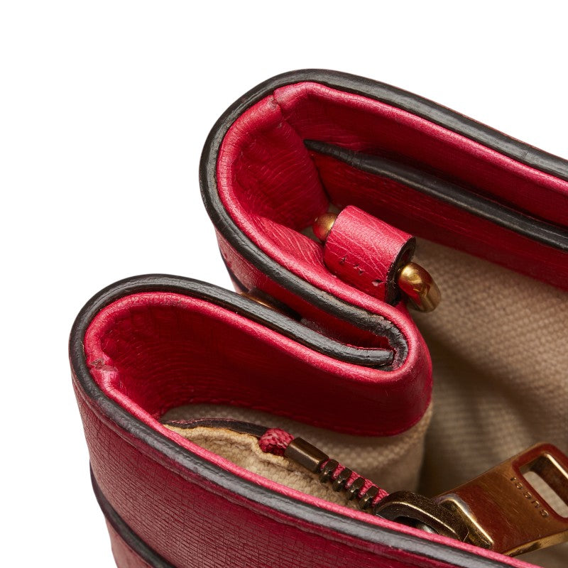 グッチ ホースビット トートバッグ ショルダーバッグ 2WAY 319795 ピンク レザー レディース GUCCI 【中古】