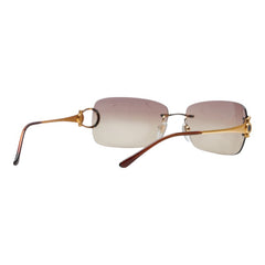 ブルガリ サングラス 641 101/13 ブラウン プラスチック メッキ レディース BVLGARI 【中古】