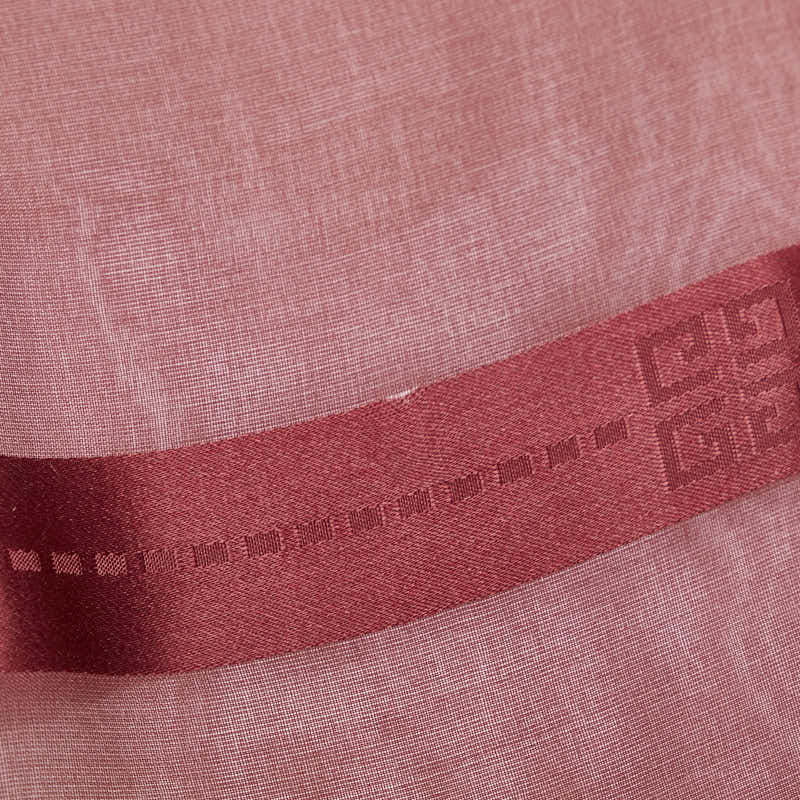 ジバンシー ロゴ スカーフ ワインレッド ボルドー シルク レディース Givenchy 【中古】