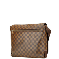 ルイ ヴィトン ダミエ ブルックリンGM 斜め掛け ショルダーバッグ N51212 ブラウン PVC レザー レディース LOUIS VUITTON 【中古】