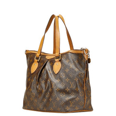 ルイ ヴィトン モノグラム　 パレルモPM トートバッグ ワンショルダーバッグ 2WAY M40145 ブラウン PVC レザー レディース LOUIS VUITTON 【中古】