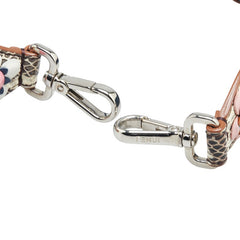 フェンディ ストラップユー スタッズ フラワー ショルダーストラップ マルチカラー レザー プラスチック パイソン レディース FENDI 【中古】