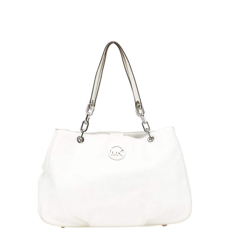 マイケルコース トートバッグ ホワイト レザー レディース Michael Kors 【中古】