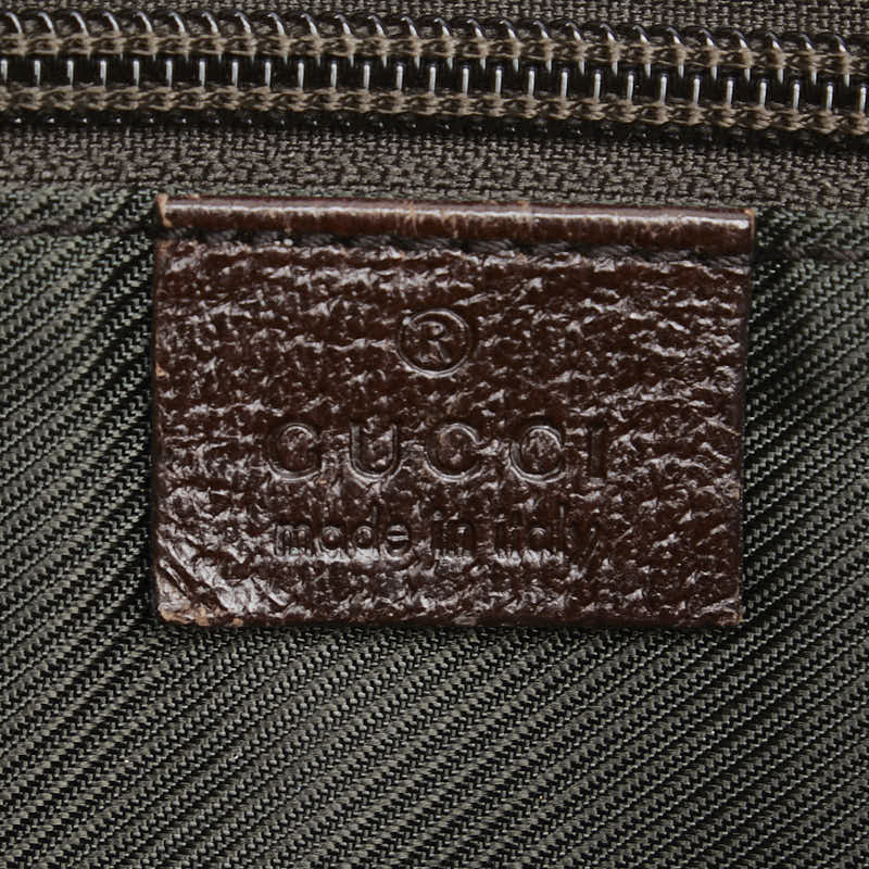 グッチ GGキャンバス 斜め掛け ショルダーバッグ 114273 ベージュ ブラウン キャンバス レザー レディース GUCCI 【中古】