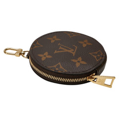 ルイ ヴィトン モノグラム ジャイアントリバース オンザゴーPM 付属品ポーチ ポーチ M46373 ブラウン PVC レザー レディース LOUIS VUITTON 【中古】