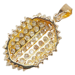 K18YG イエローゴールド ダイヤ1.04ct ペンダントトップ レディース 【中古】