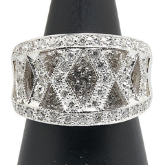 Pt900 プラチナ ダイヤ1.00ct リング 指輪 レディース 12.5号 【中古】