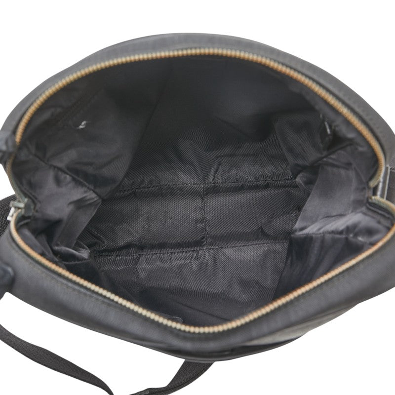 グッチ グッチシマ ショルダーバッグ クロスボディバッグ 162783 ブラック ナイロン レザー メンズ GUCCI 【中古】