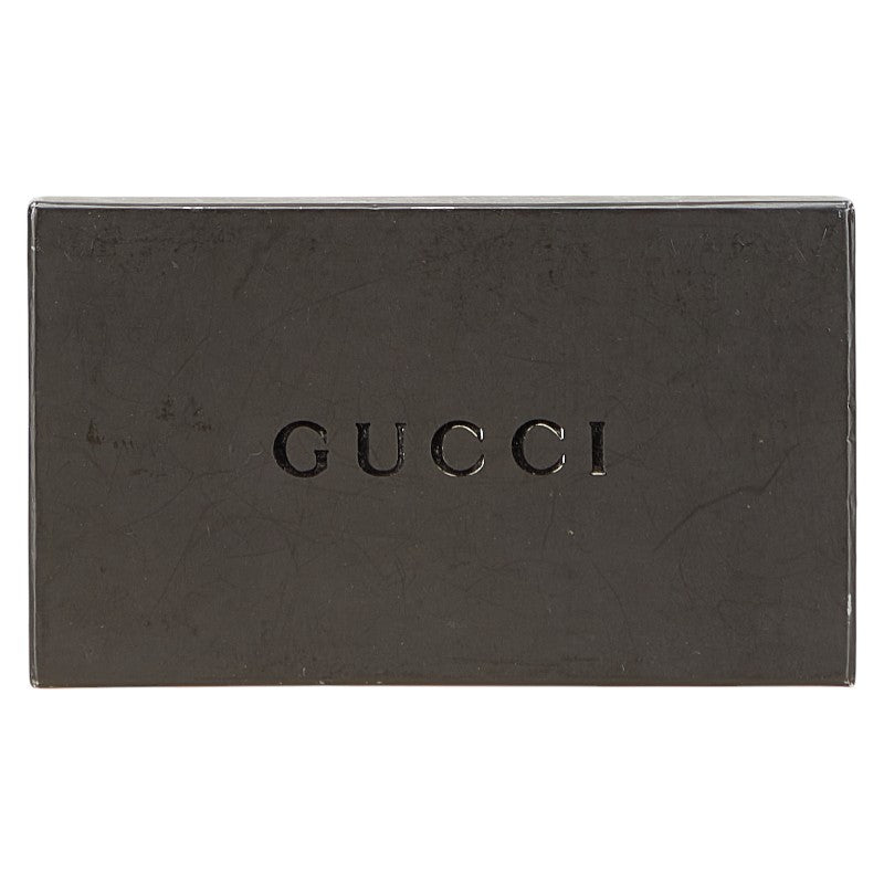 グッチ インターロッキングG 長財布 131864 ブラック グリーン レザー レディース GUCCI 【中古】