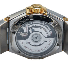 オメガ コンステレーション プリュム 腕時計 12325272057002 自動巻き ゴールド文字盤 K18YG イエローゴールド ステンレススチール レディース OMEGA 【中古】